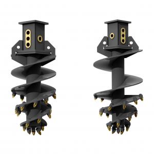 Conical Rock Auger for Rotary Drilling and Piling